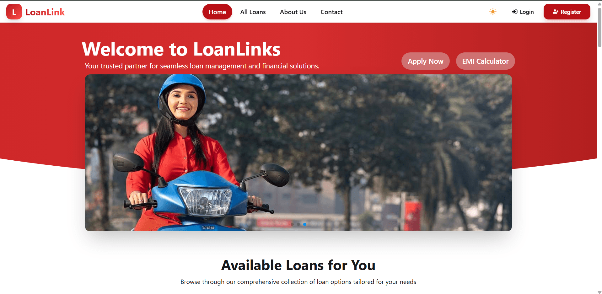 LoanLink - Loan Management System